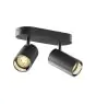 SLV Asto Aluminium Spot Schwarz | Geeignet für 2x GU10