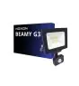 Noxion LED-Scheinwerfer Beamy G3.1 Schwarz 30W 3300lm 110D - 830 Warmweiß | IP44 - Bewegungs- und Lichtsensor - Symmetrisch 