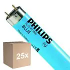 Mehrfachpackung 25x Philips MASTER TL-D 18W - Blau | 60cm